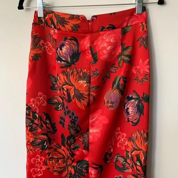 ZARA Floral Silk Skirt - Picture 7 of 7